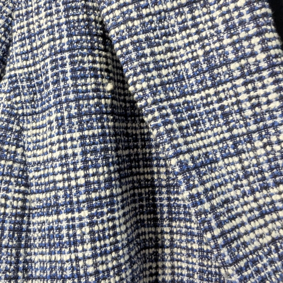 Lane Bryant Blue Tweed High-Low One-Button Blazer - Picture 3 of 4